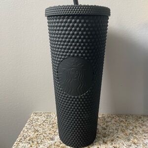 Starbucks Matte Black Studded Tumbler Accessory